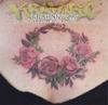 Four Roses with Leaves Chest tattoo